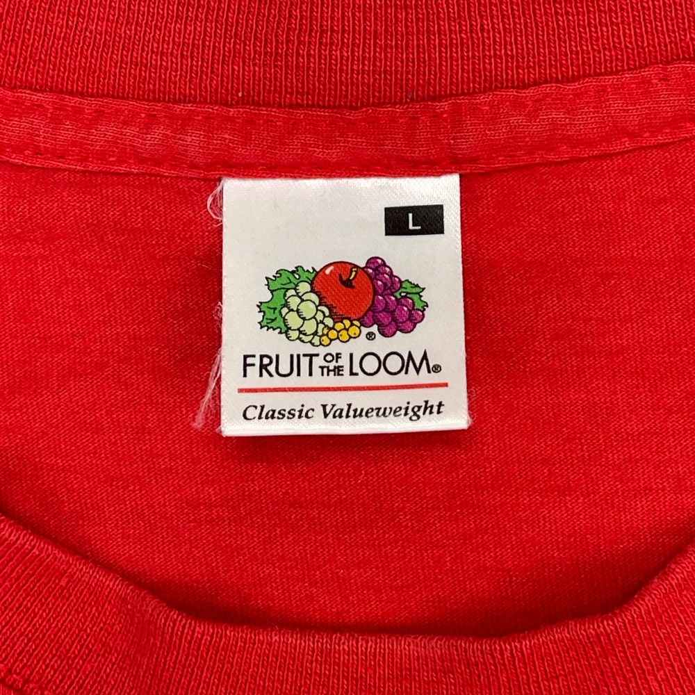 Fruit of the Loom Oktoberfest Munchen T-Shirt Red Graphic Lion Crest Mens L - Picture 2 of 9